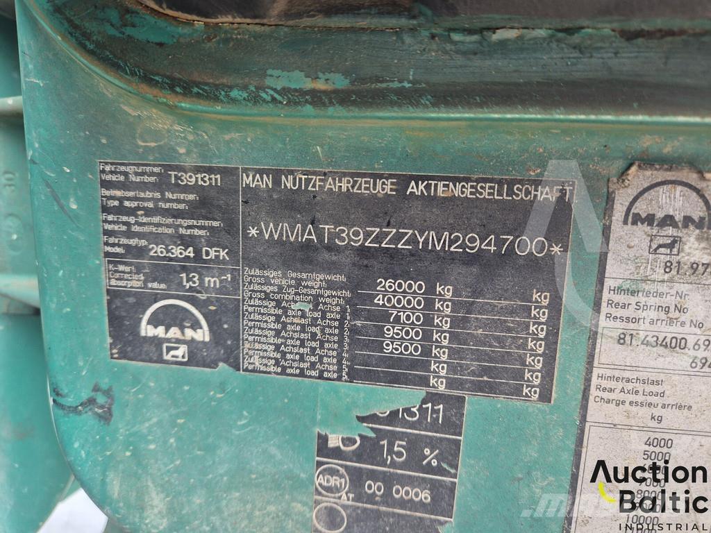 MAN 26.364 自卸式货车