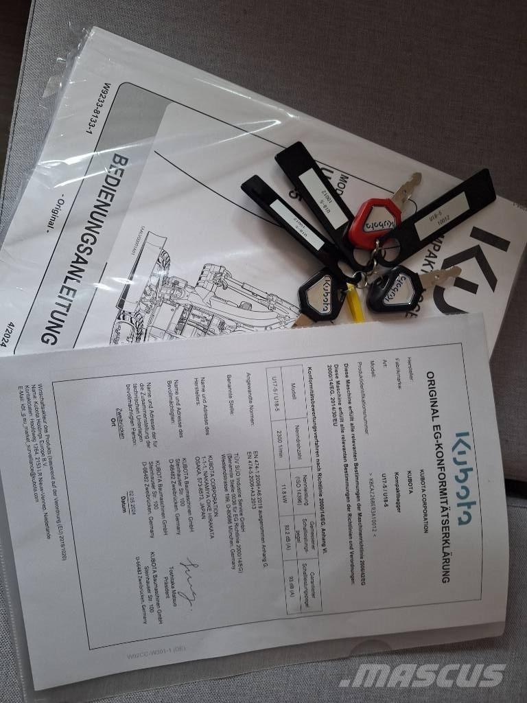 Kubota U 18-5 小型挖掘机