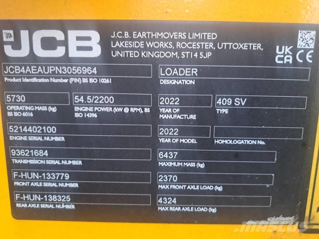 JCB 409 轮式装载机