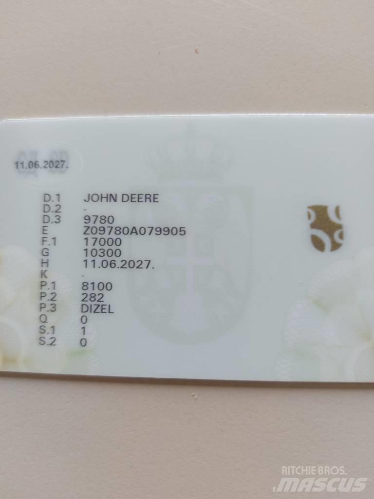John Deere 9780 CTS 联合收割机