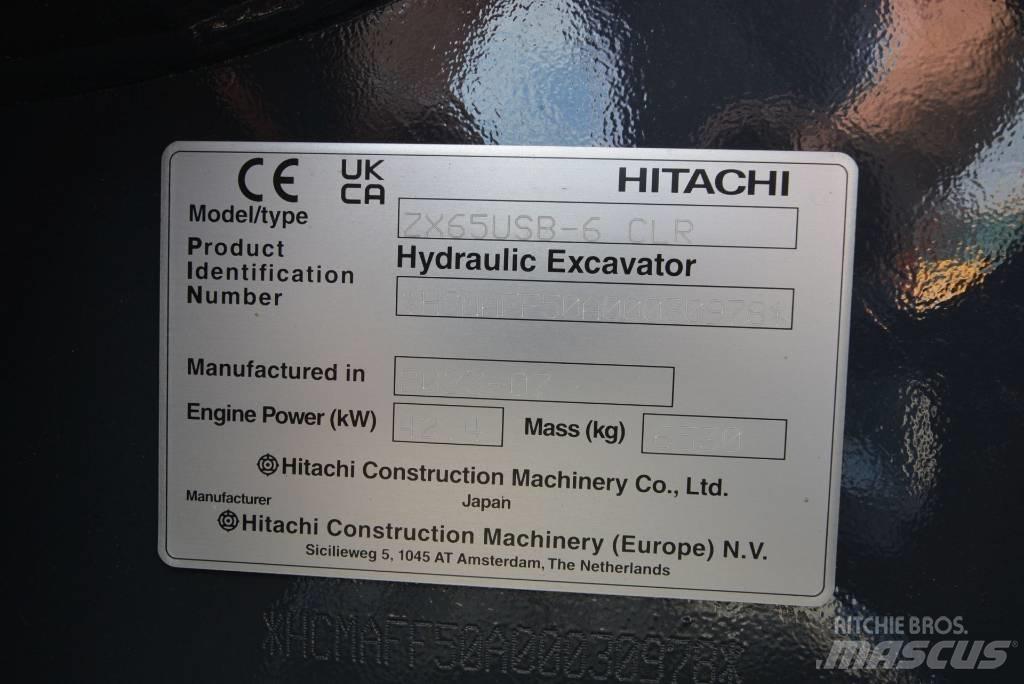 Hitachi ZX 65 USB-6 小型挖掘机