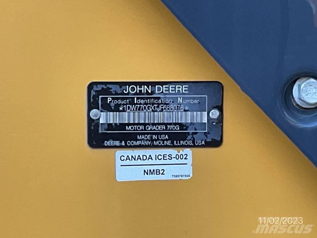 John Deere 770 G 平地机/推土机