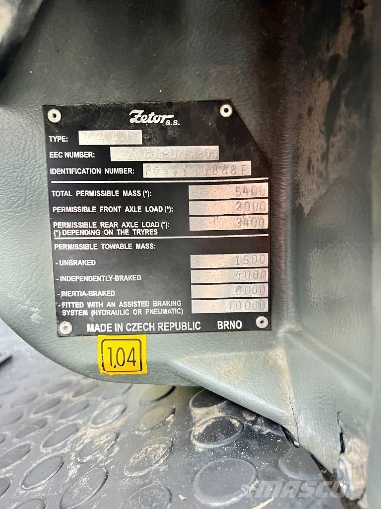 Zetor 7441 PROXIMA 拖拉机/农用车