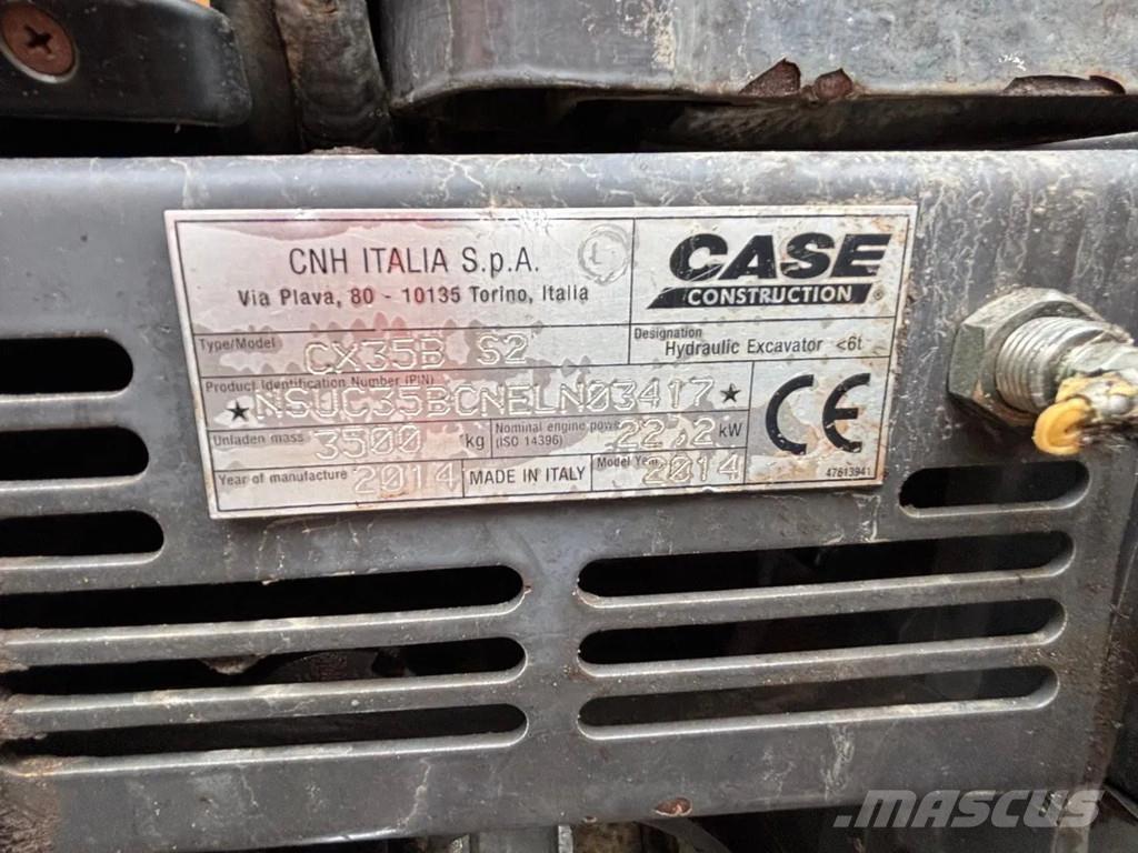 CASE CX35B 小型挖掘机