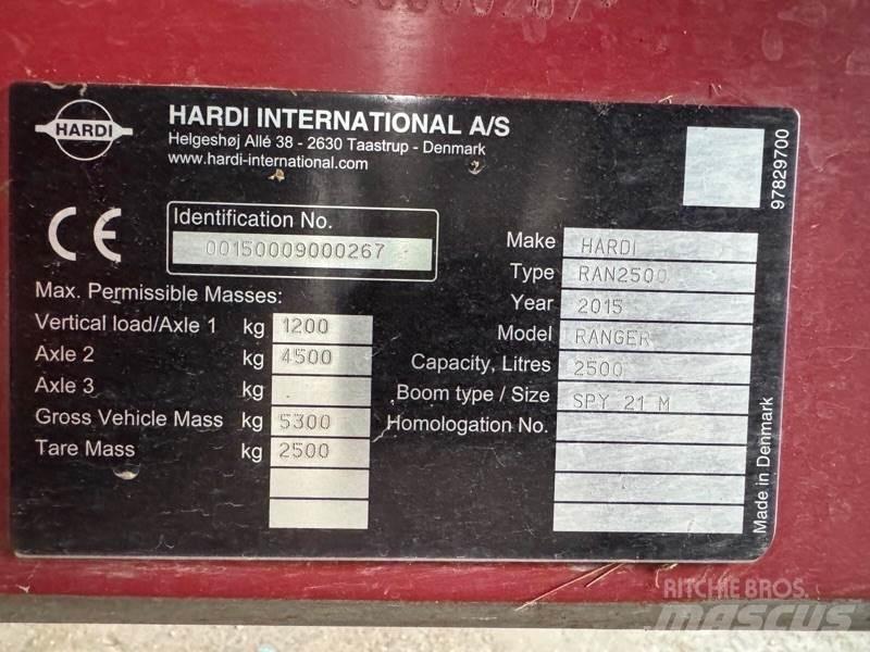 Hardi Ranger 2500 牵引式喷雾机