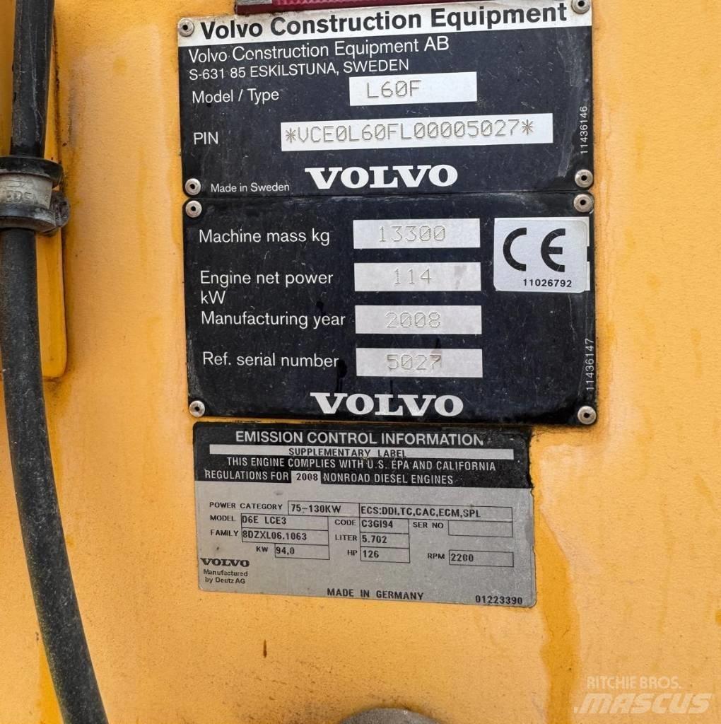 Volvo Radlader L60F 轮式装载机