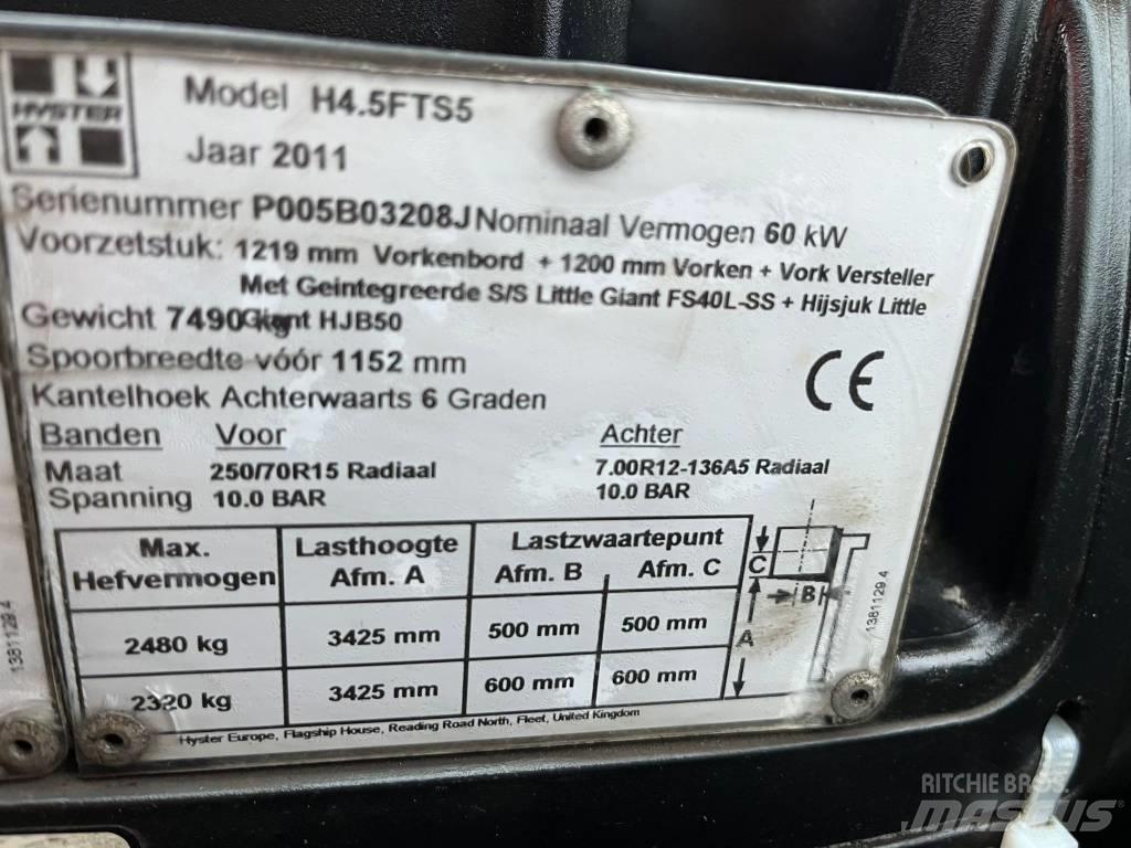 Hyster H4.5 柴油叉车