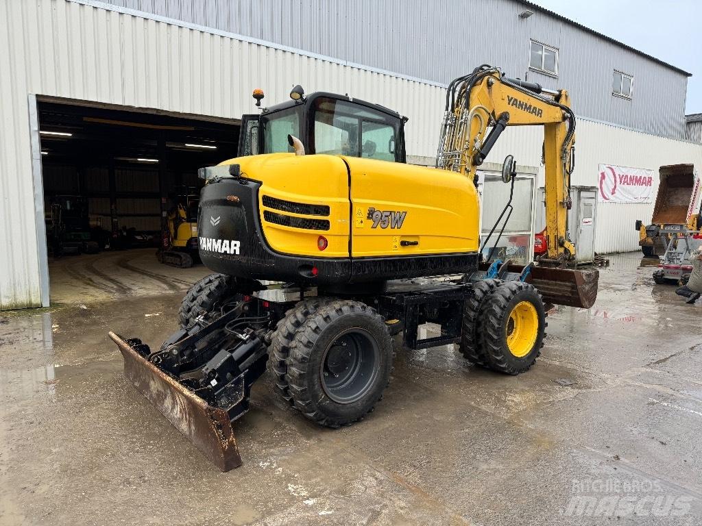 Yanmar B95W (40408) 轮式挖掘机