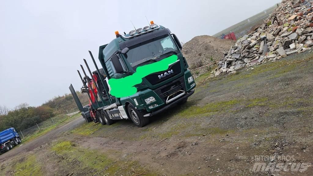 MAN TGX 26.580 木材运输车