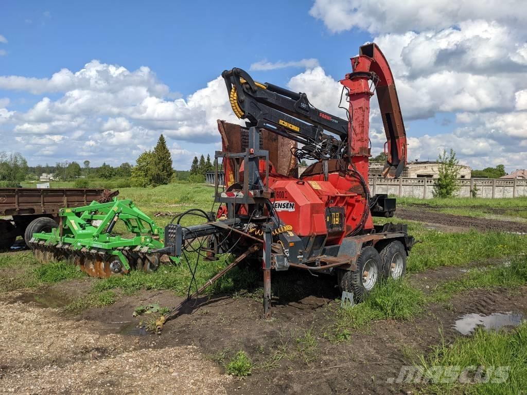 Jensen JT600Z 木材削片机