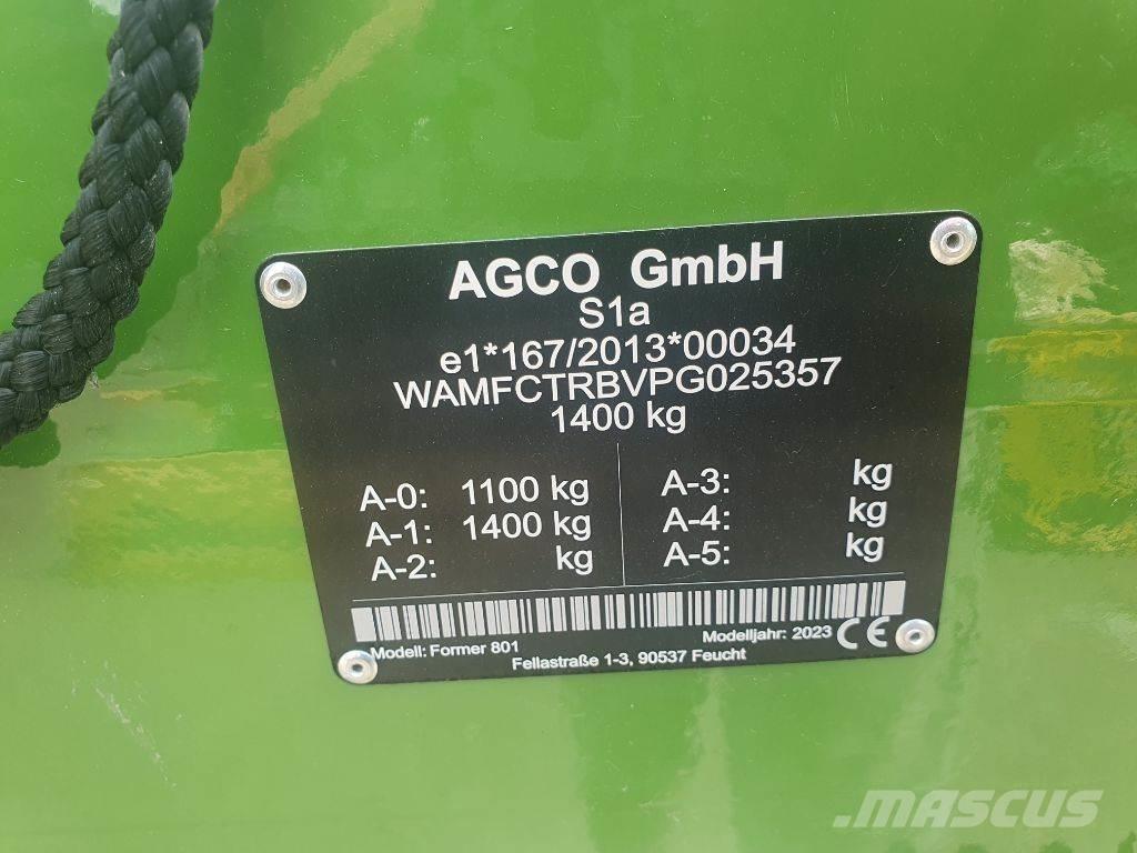 Fendt Former 801 犁耙和摊草机