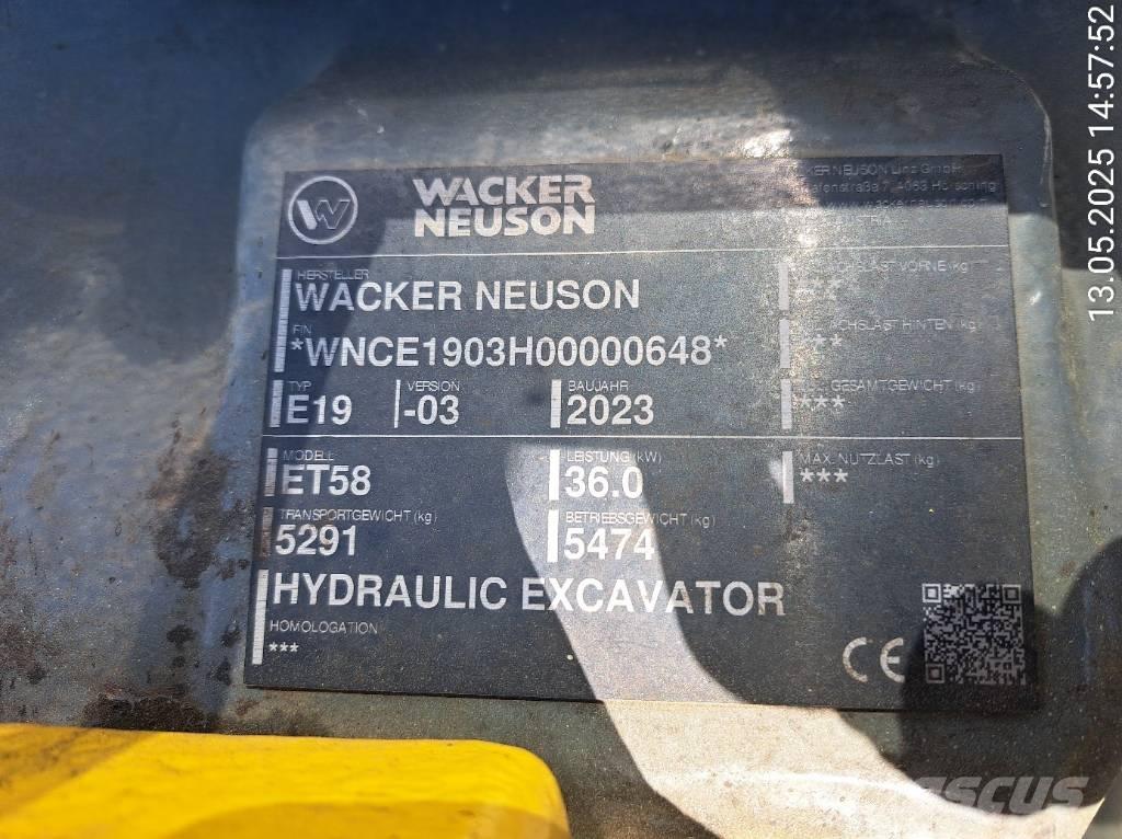 Wacker Neuson ET58 履带挖掘机