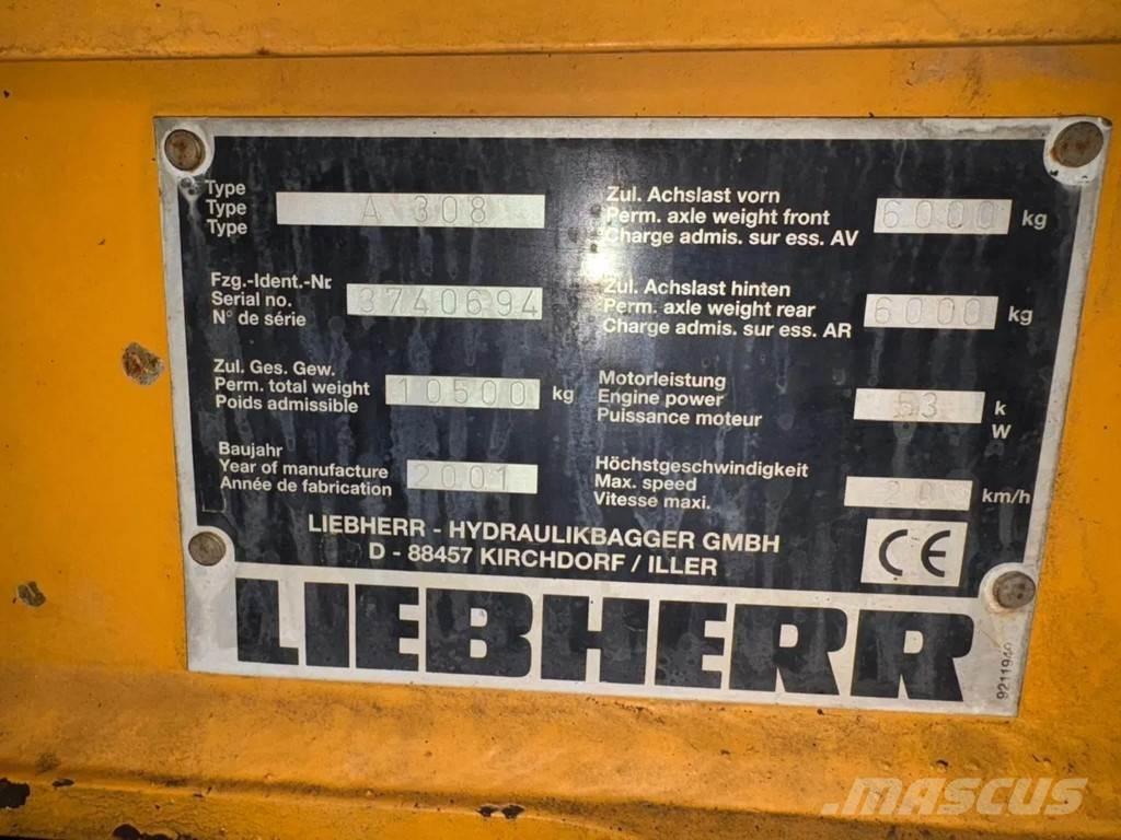 Liebherr A308 轮式挖掘机