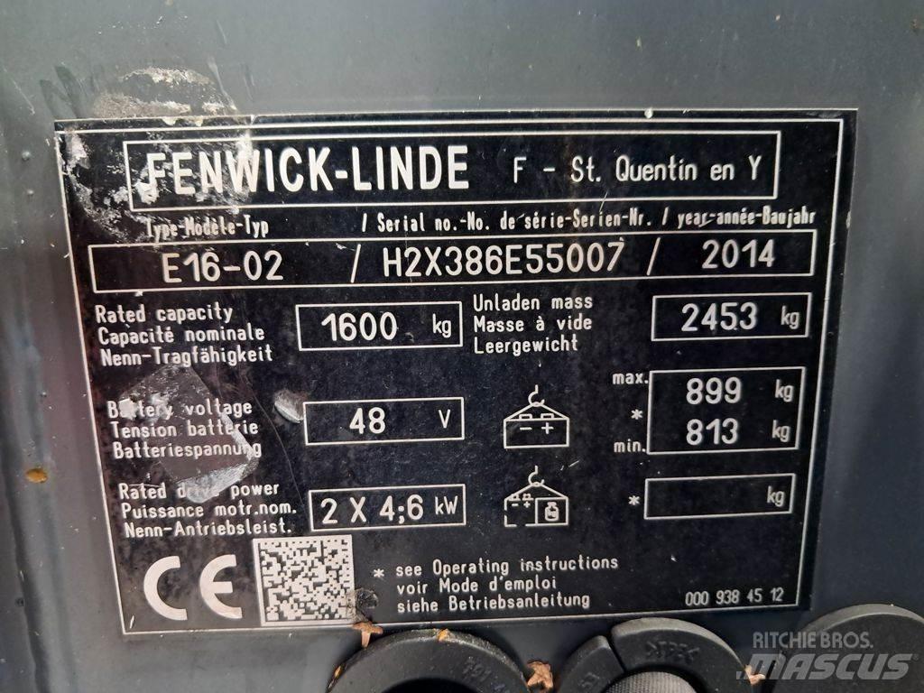 Linde E16-02 电动叉车