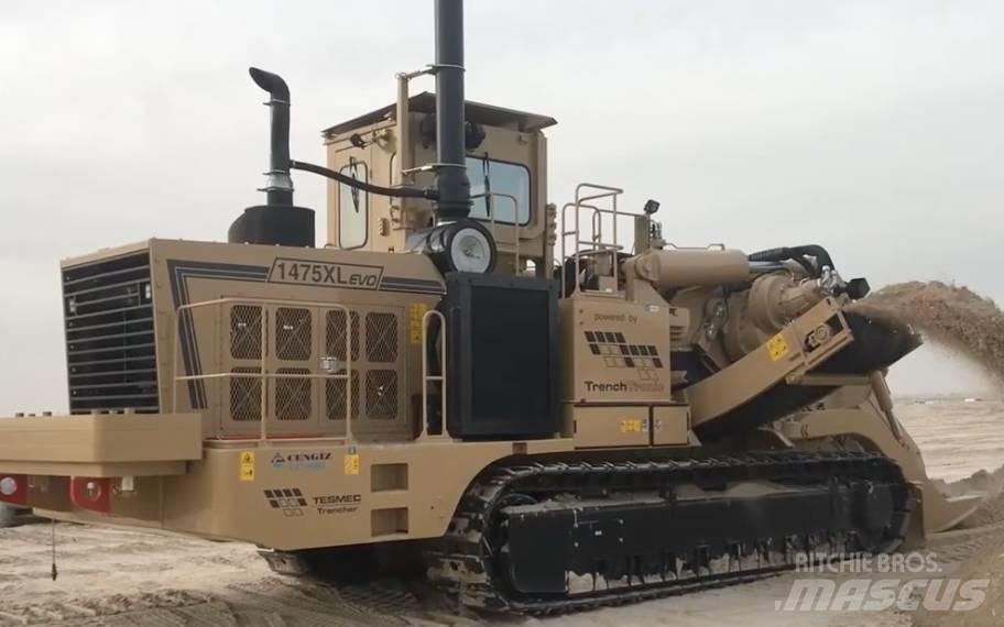 Tesmec T1475XL 岩石和混凝土锯