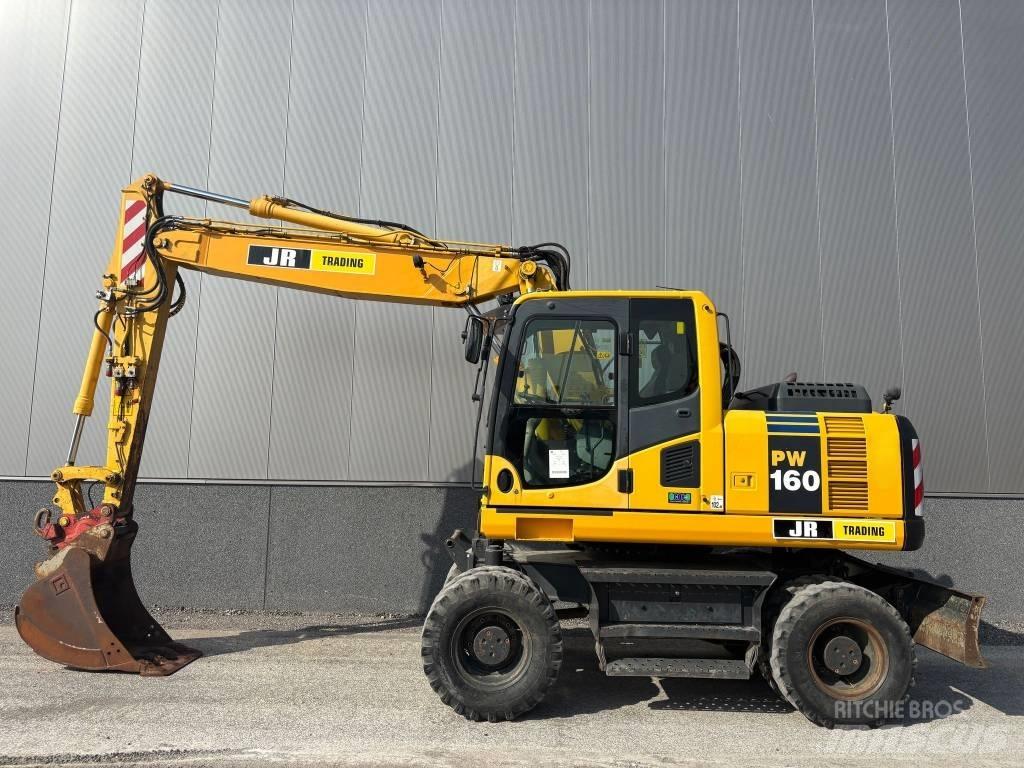 Komatsu PW 160 轮式挖掘机
