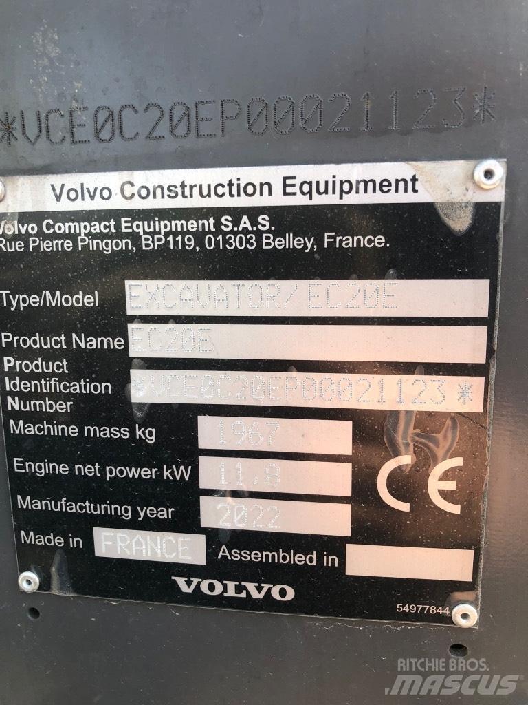 Volvo EC 20 E 小型挖掘机