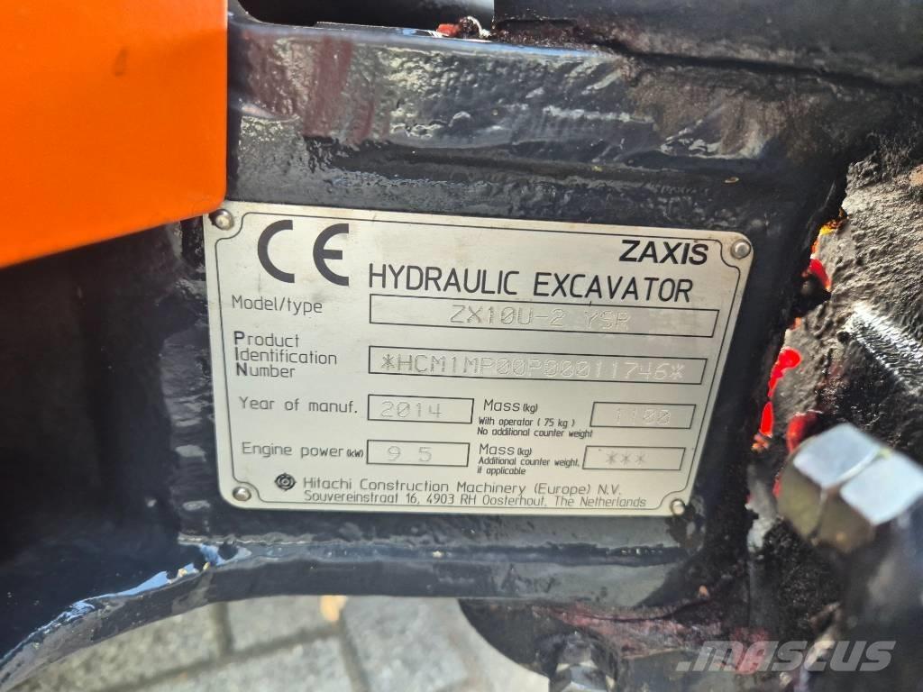 Hitachi ZX 10 U-2 小型挖掘机