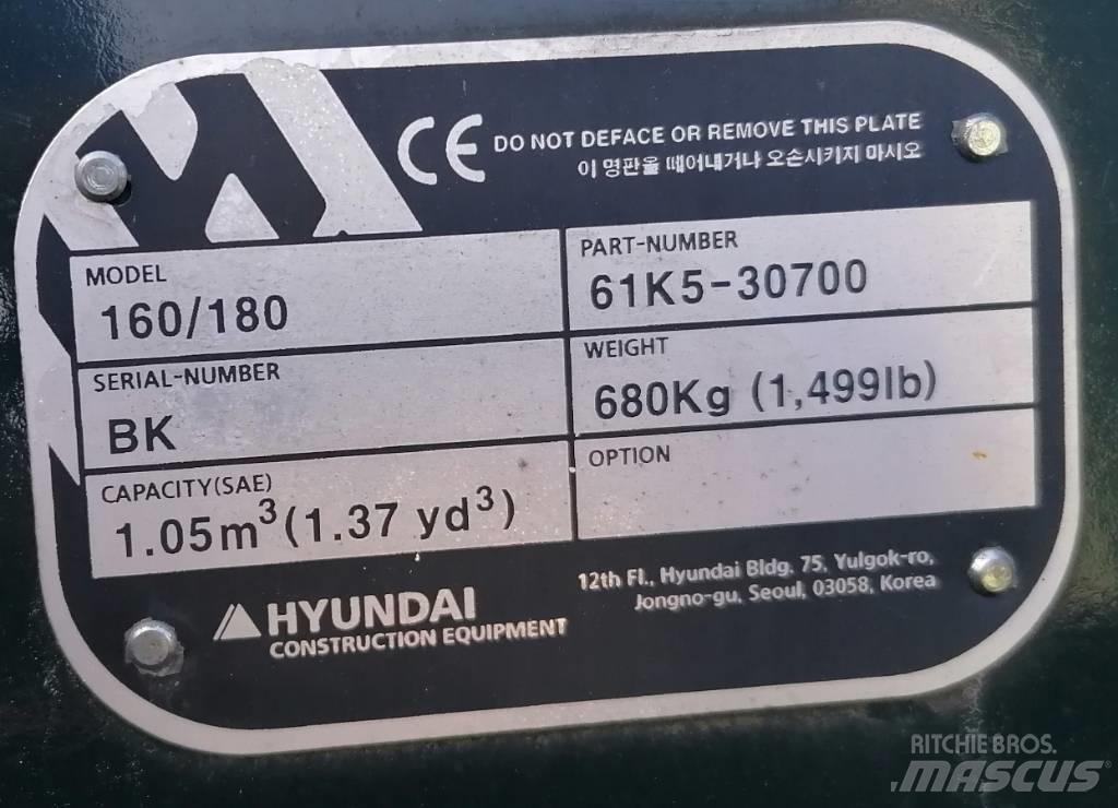 Hyundai 1.05m3_HX180 挖斗