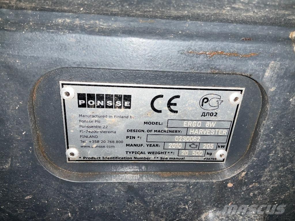 Ponsse ERGO 8W 收割机