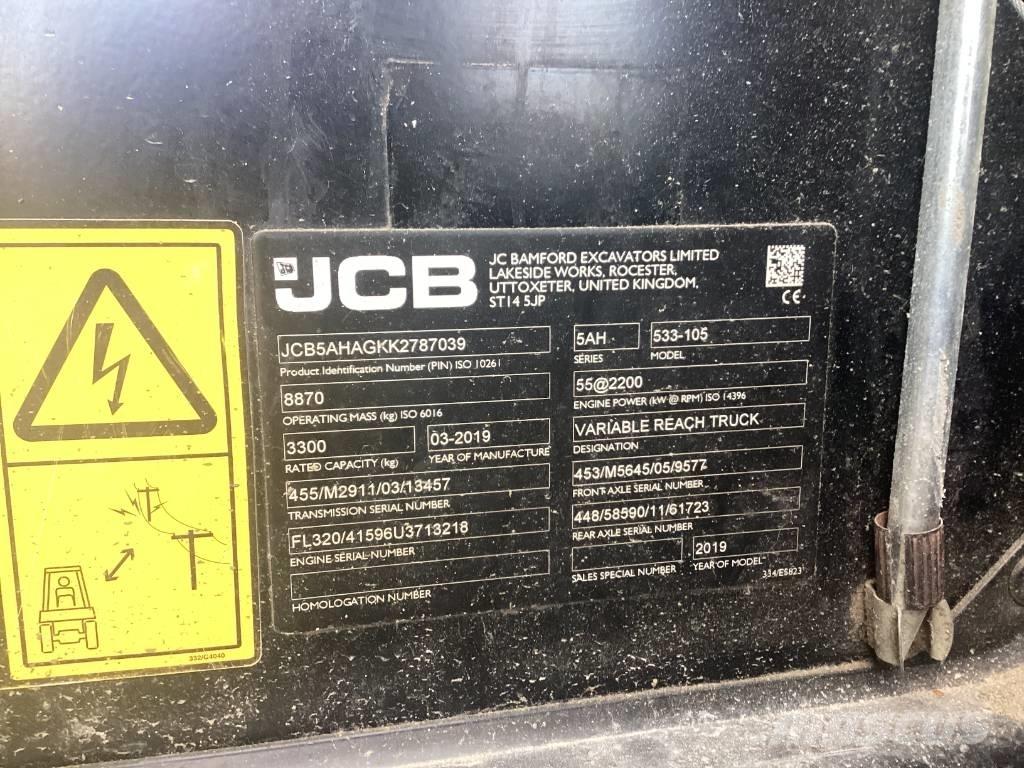 JCB 533-105 伸缩臂叉装车|叉装车