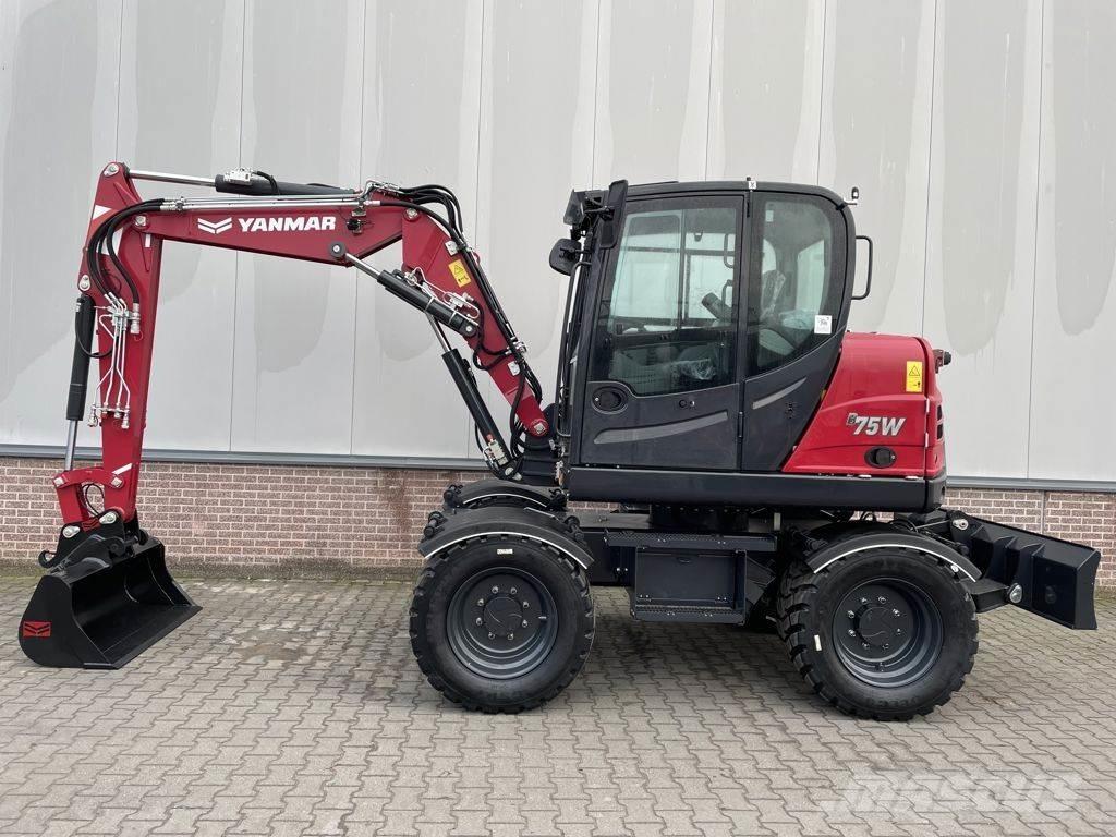 Yanmar B75W 轮式挖掘机