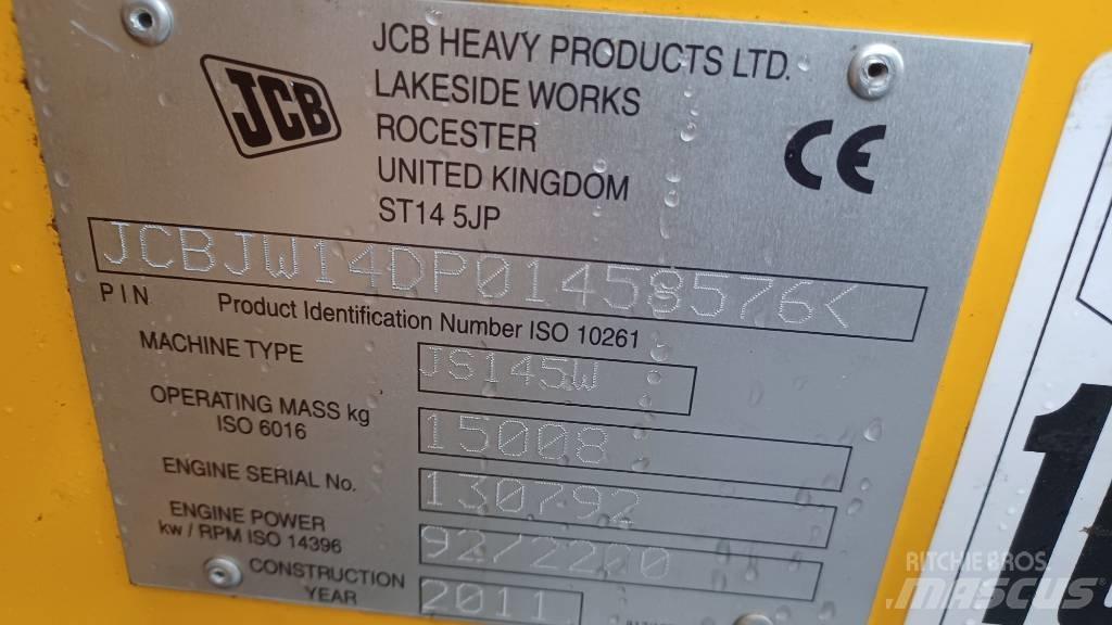JCB JS 145 W 轮式挖掘机