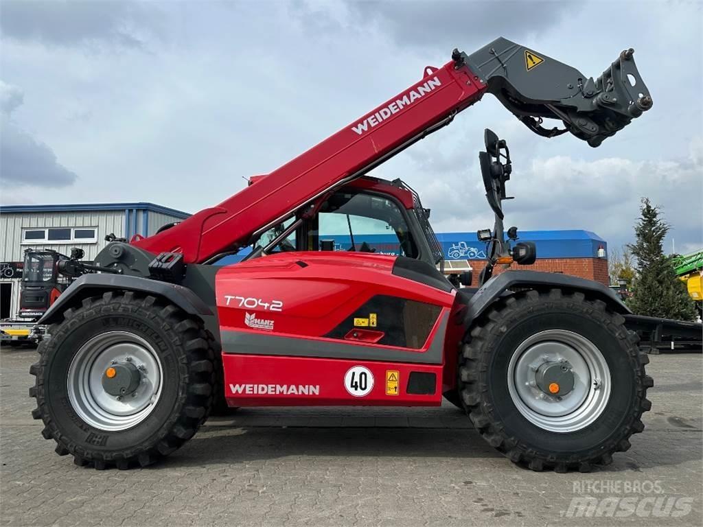 Weidemann T7042 伸缩臂叉装车|叉装车