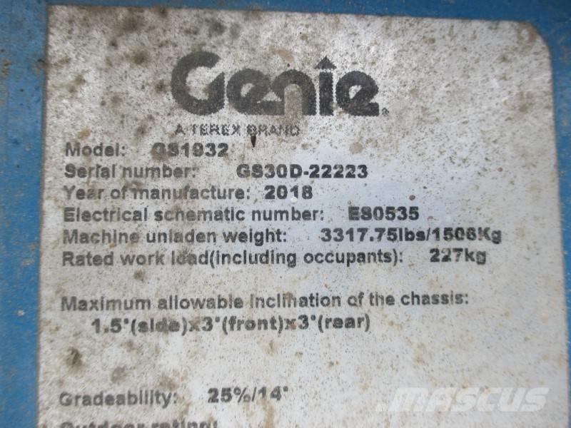 Genie GS 1932 剪叉式升降机