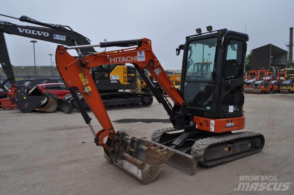 Hitachi ZX 26 U-6 小型挖掘机