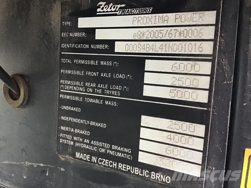 Zetor Proxima 120 拖拉机/农用车