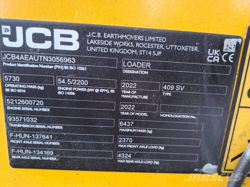 JCB 409 轮式装载机