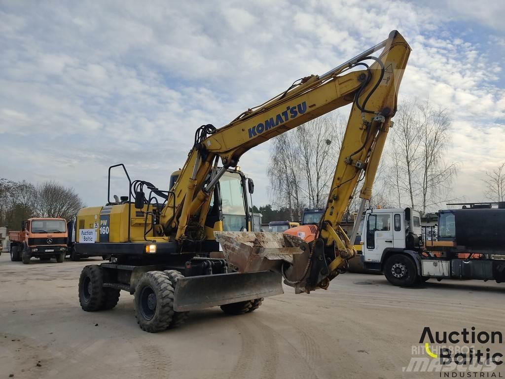 Komatsu PW160-7 轮式挖掘机