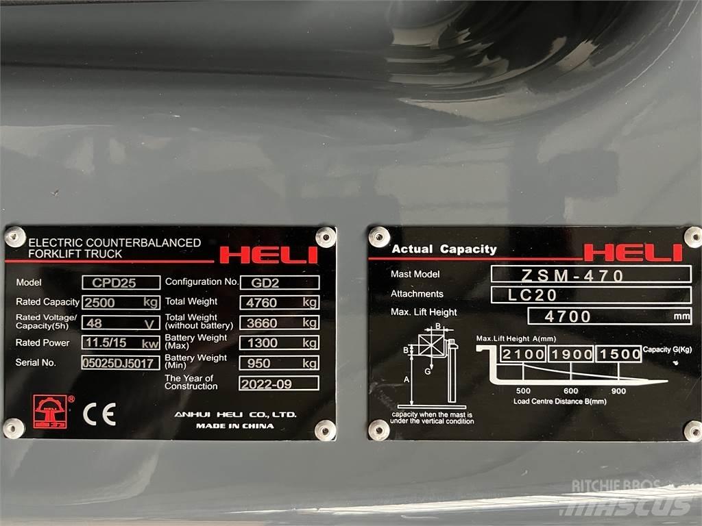 Heli CPD25 GD2 / NEU 电动叉车