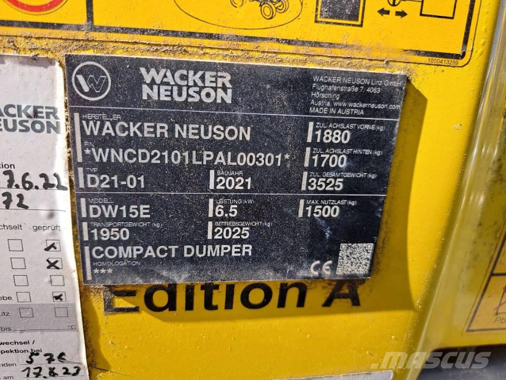 Wacker Neuson DW15e 翻斗车\公路型自卸车