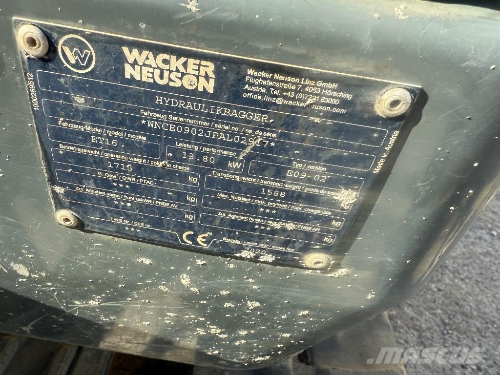 Wacker Neuson ET 16 小型挖掘机