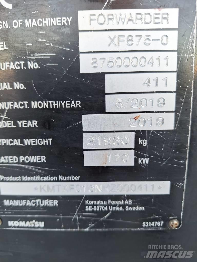 Komatsu 875 集运机