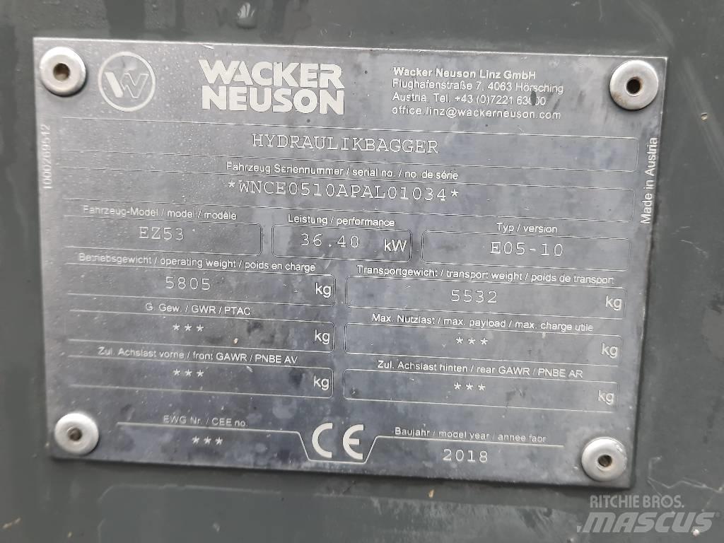 Wacker Neuson EZ 53 小型挖掘机