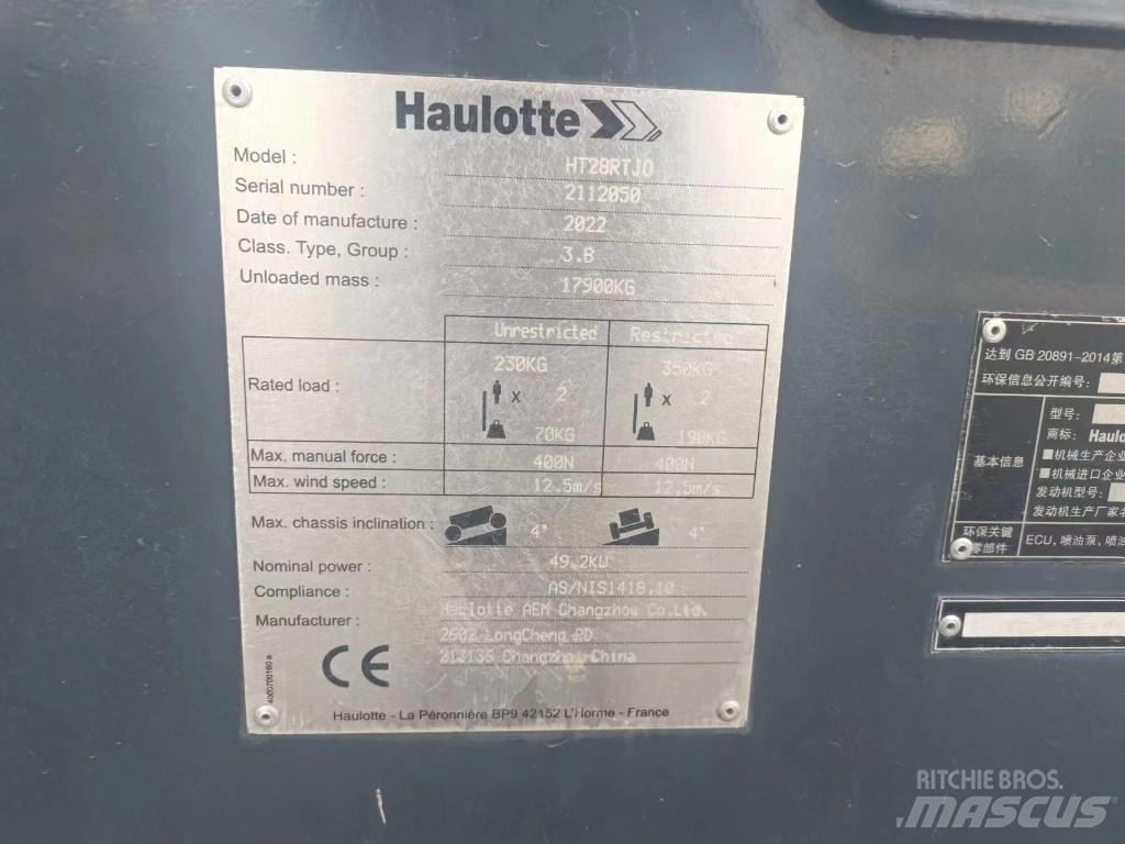 Haulotte HT28RTJO 直臂高空工作平台