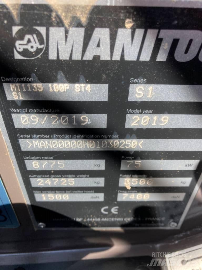 Manitou MT 1135 伸缩臂叉装车|叉装车