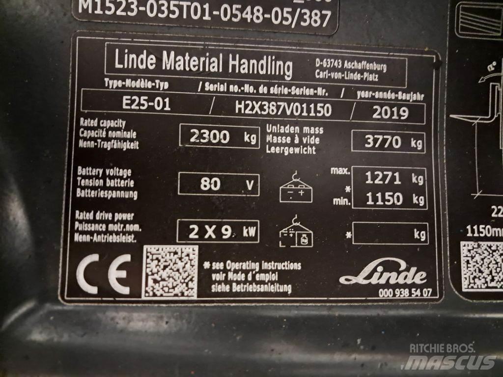 Linde E25-01 电动叉车