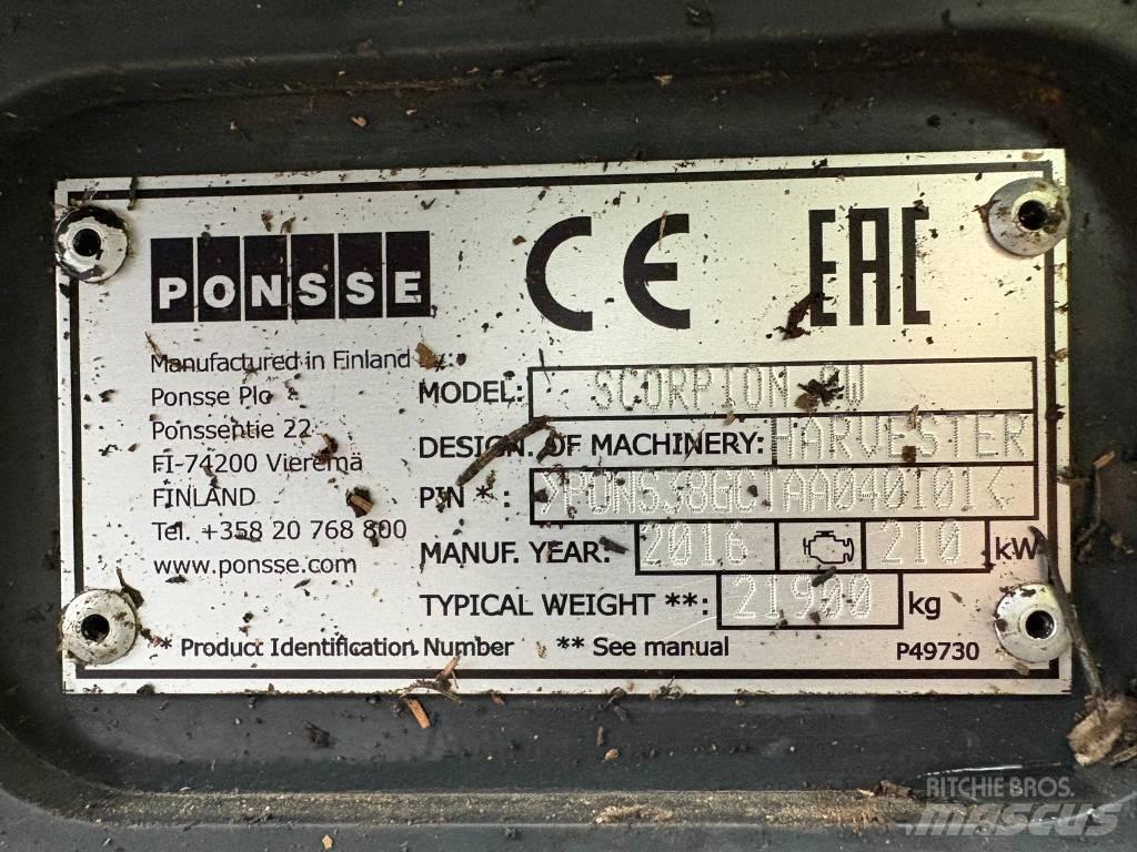 Ponsse Scorpion 收割机