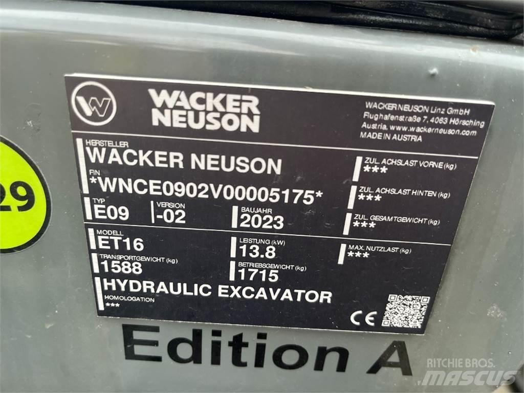 Wacker ET 16 小型挖掘机