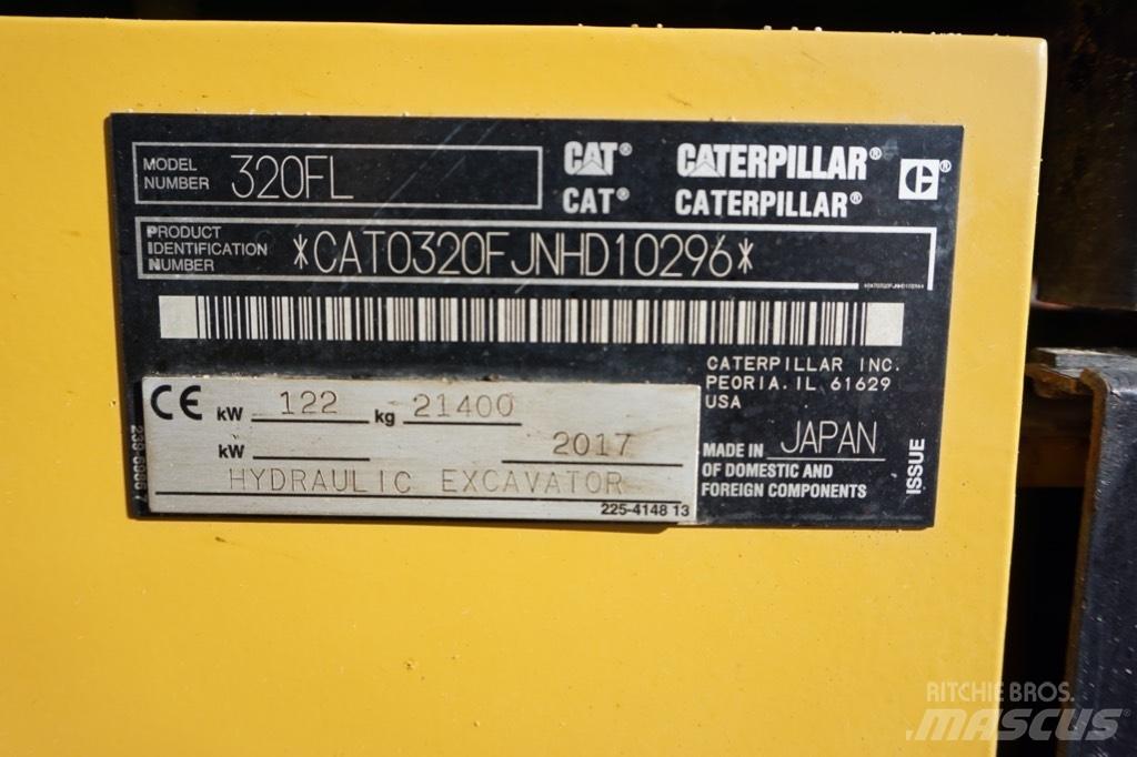 CAT 320 FL 履带挖掘机