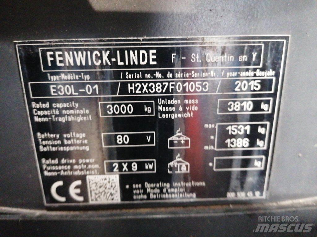 Linde E30L-01 电动叉车