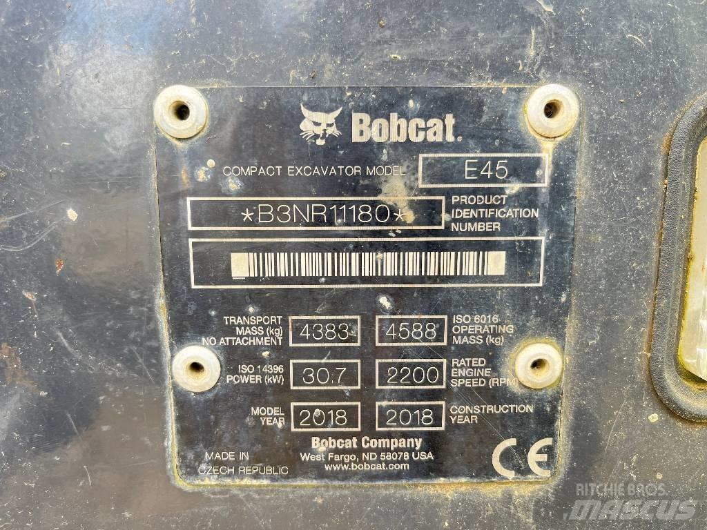 Bobcat E 45 小型挖掘机