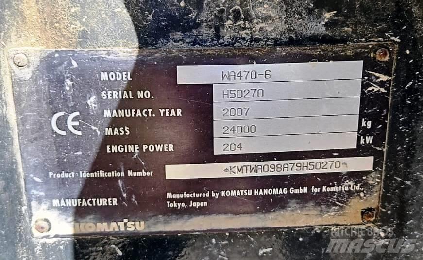 Komatsu WA 470-6 轮式装载机