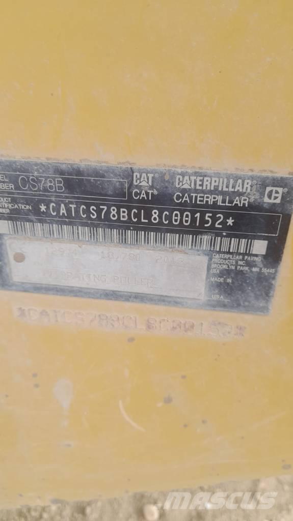 CAT CS 78 B 单轮压路机