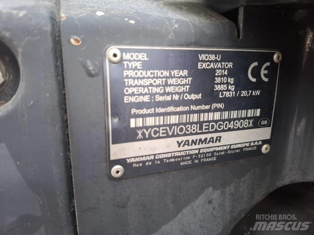 Yanmar Vio 38-U 小型挖掘机