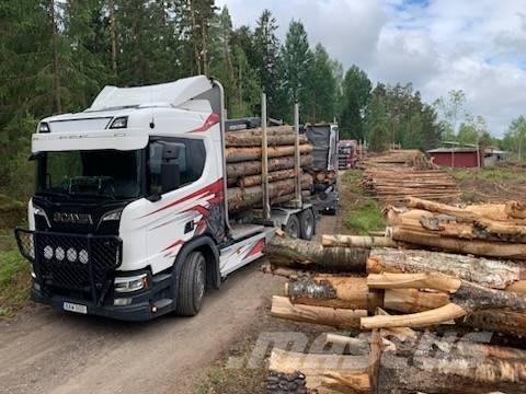 Scania R580B6X4NB 木材运输车